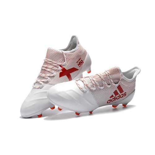 fodboldstøvler Adidas X 17.1 FG - Hvid Rød_2.jpg
